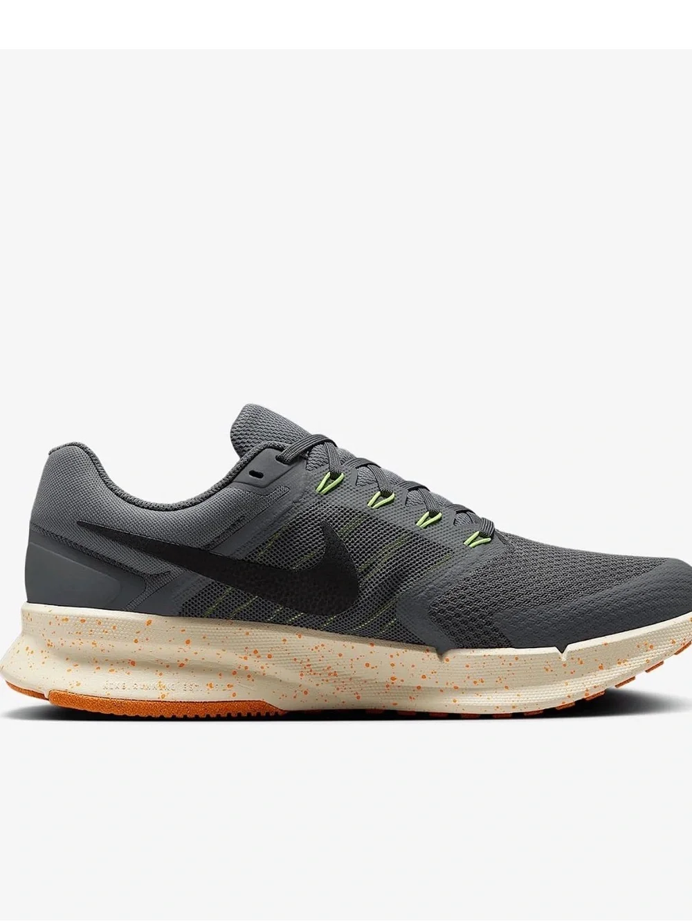 Nike Women’s Run Swift 3 Running Shoes Sneakers Size 9.5 & 10 Grey/ Black/Orange